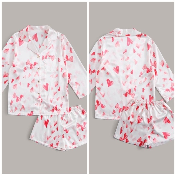 New Satin Silk-Like Pajama Set - Picture 3 of 7